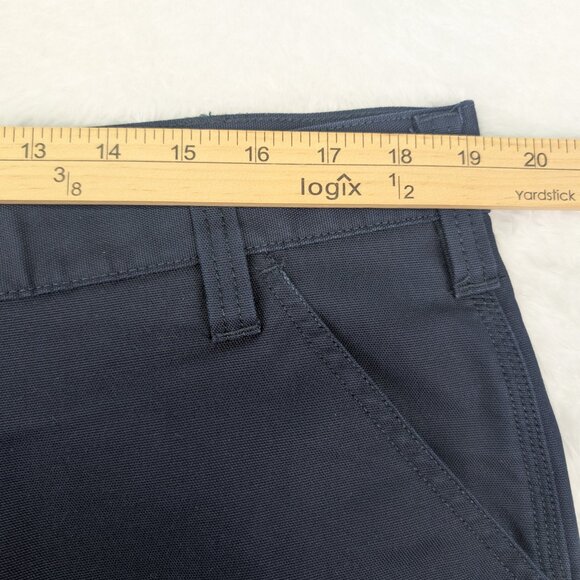 Carhartt Pants Men's 38x34 Relaxed Fit Blue Workwear Canvas Outdoor Read - Picture 8 of 9